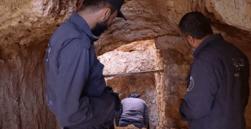 Photos: An underground prison used by the Assad regime was discovered in western Syria.