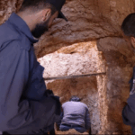 An underground prison used by the Assad regime was discovered in western Syria.